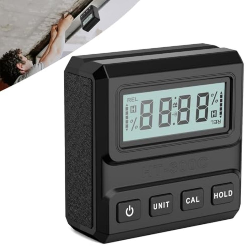 Digital Angle Finder with LCD Display, Magnetic Base Digital Angle Gauge, Portable and Easy to Use Precise Inclinometer Tool for Woodworking, Carpentry, Building, DIY Projects - Image 1