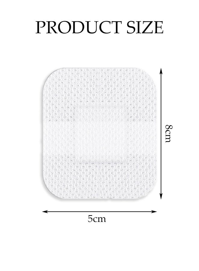 DUNISO 10 Pcs Sterile Adhesive Dressing，Non-Woven Sterile Self Adhesive Wound Dressing，Individually Wrapped Gauze Pads，Waterproof ,Breathable,for First Aid and Medical,5*8cm - Image 2