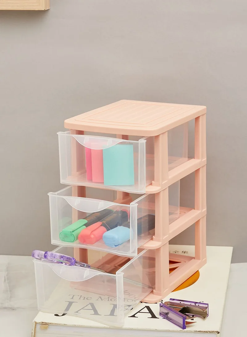 Back to school kit Pink Stationery Storage Holder With Drawers