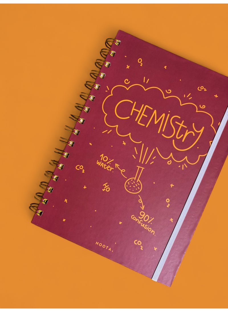 Noota CHEMISTRY A5 Notebook 100 papers, Hardcover - Image 2
