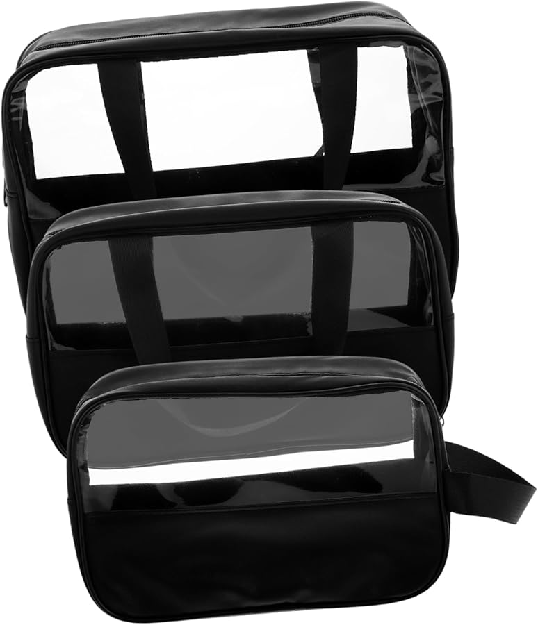 Waterproof Makeup Bag Set 3 Sizes Compact Travel Organizer Portable For Cosmetics - Image 1