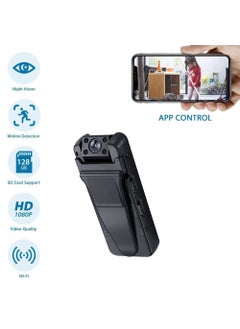TECHNOVIEW Technoview 12MP WiFi Mini Camera Full HD Video and Audio Recorder IR Night Visio Motion Detection Body Action Camera with Clip Long Working Security Cam for HomeOfficeMeeting Portable A12  - Image 2