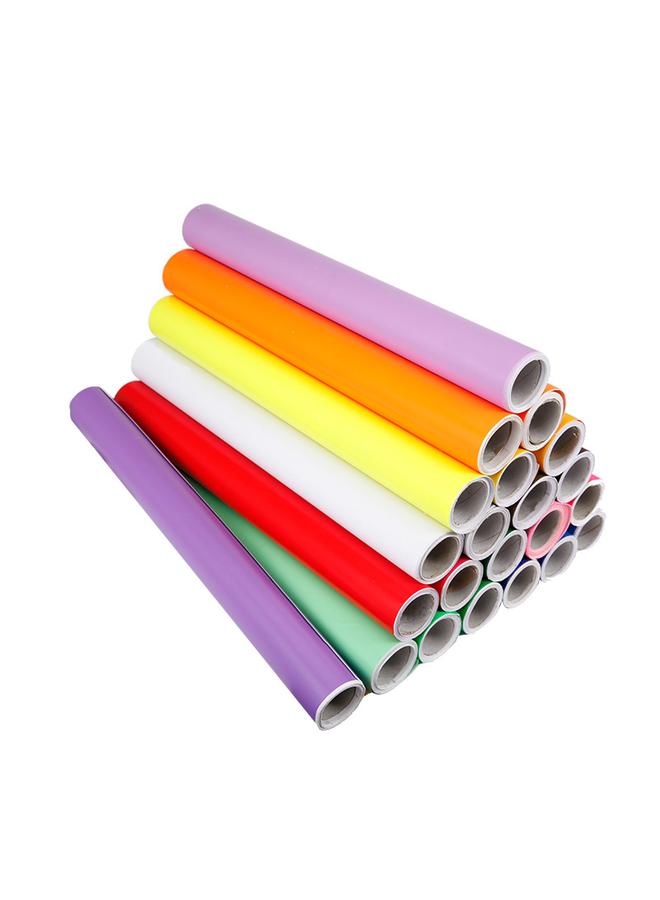 Bluejw Self-adhesive Wallpaper Solid Color Advertising Instant Stickers Waterproof Self-stickers Wallpaper Bedroom Kindergarten Handmade Stickers - Image 5