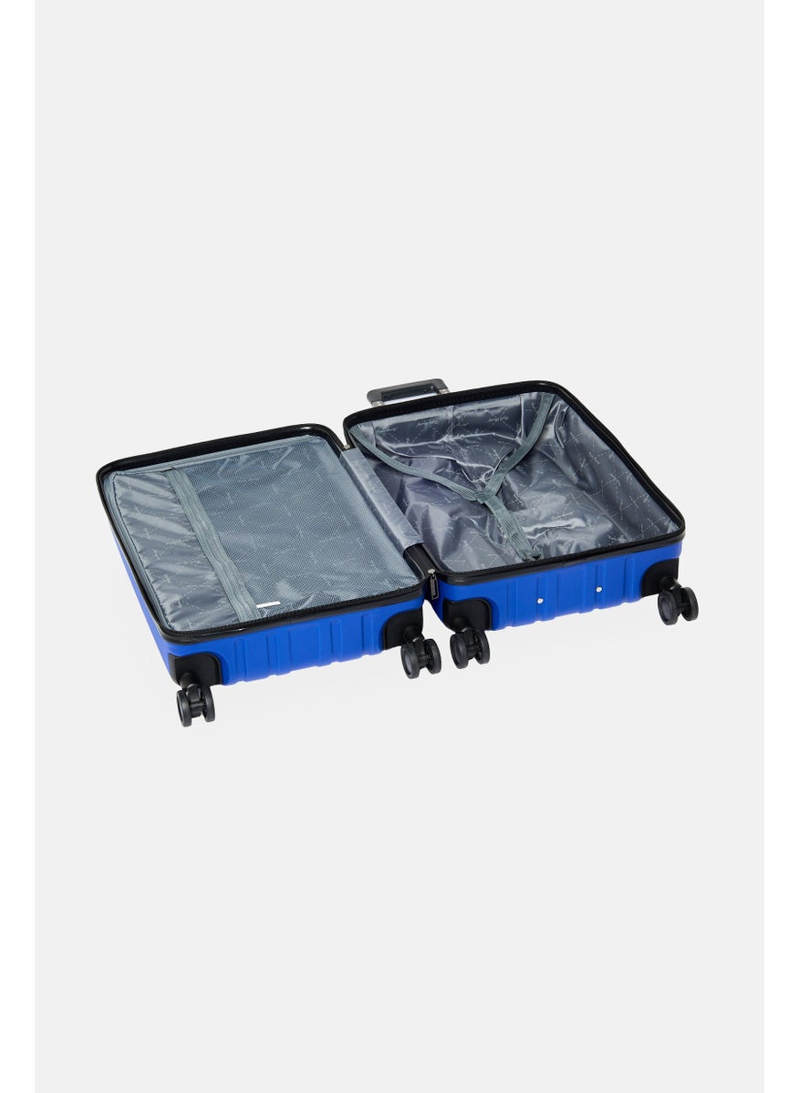 English Laundry 24 Inch Expandable Hardshell Check In Spinner, Blue  - Image 5