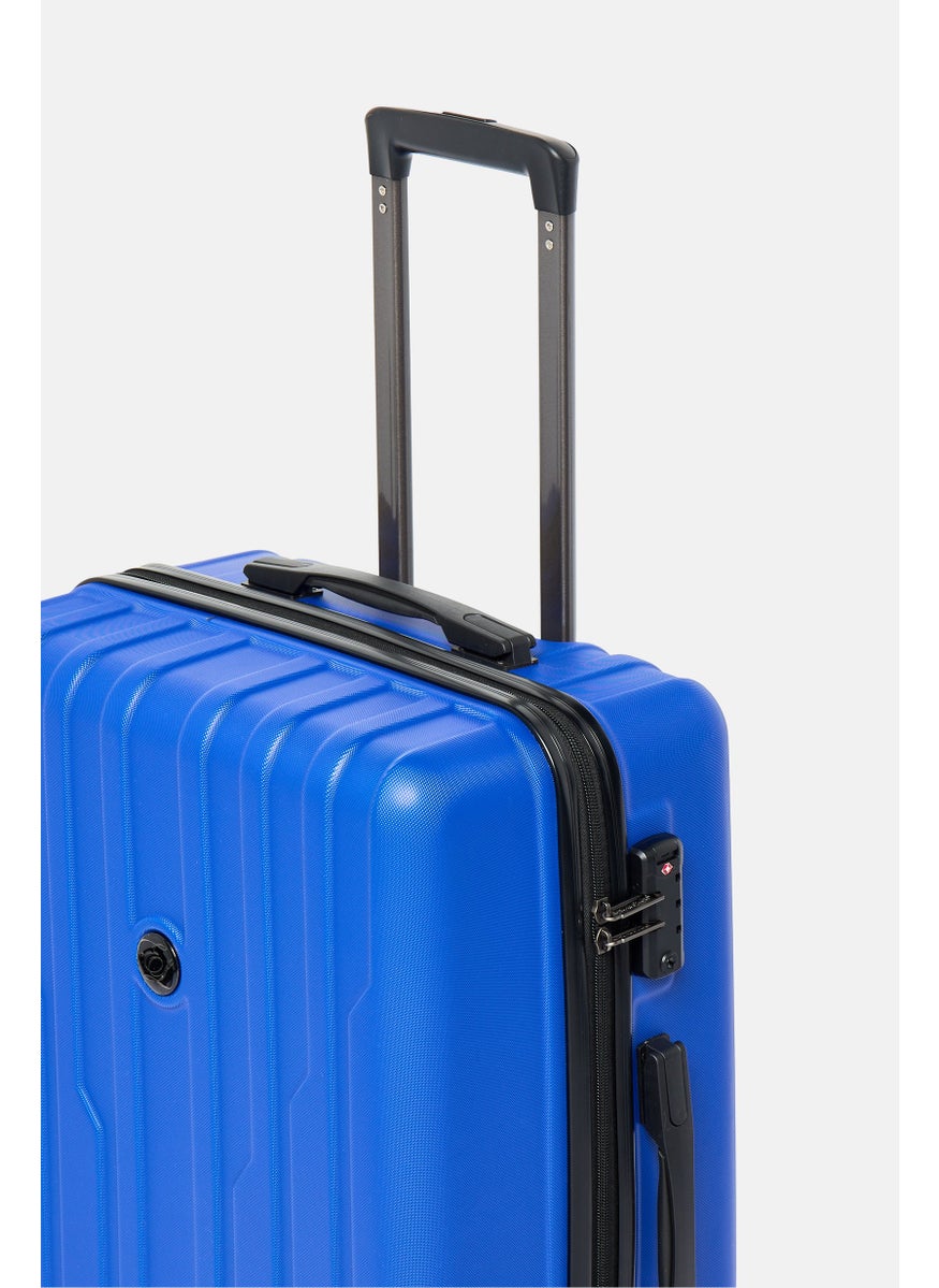 English Laundry 24 Inch Expandable Hardshell Check In Spinner, Blue  - Image 4