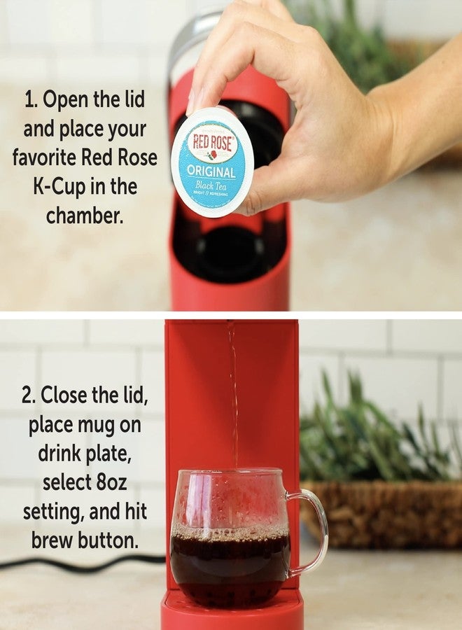 Red Rose Original Full Flavored Black Tea Specially Blended Strong Black Tea Single Serve K-Cups (Pack of 1) - Image 2