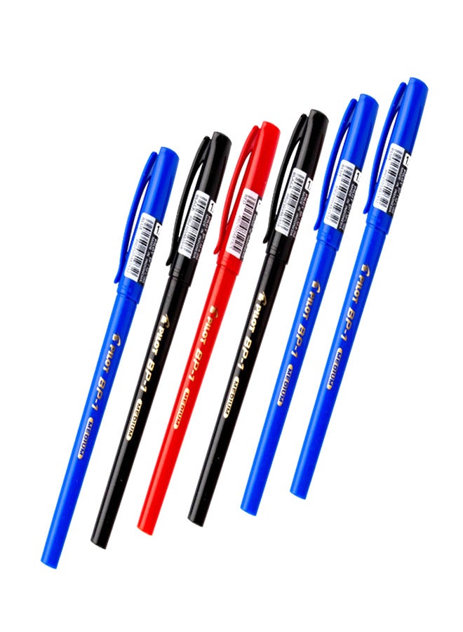 PILOT قلم أزرق بطاقة 6 قطع BP1-1.0