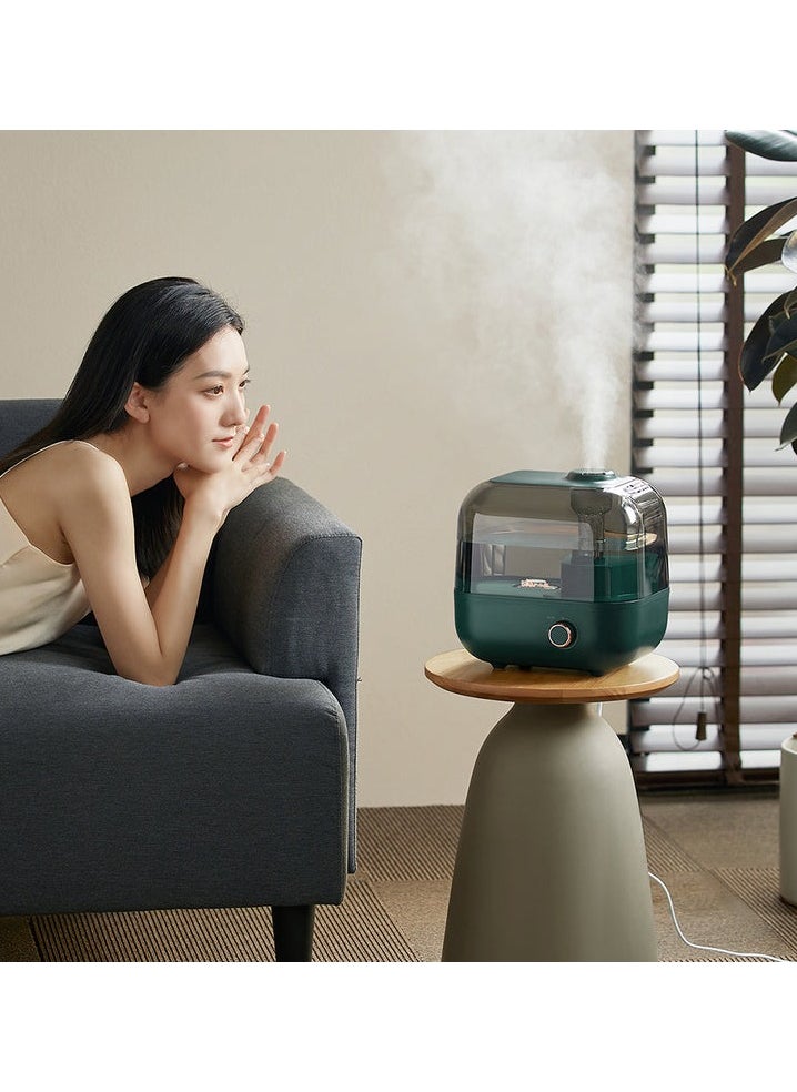 Bear - Ultrasonic Mute Air Humidifier 5L - Portable Cool Mist Essential Aroma Oil Diffuser Auto Shut-Off Carbon Filter Air Purifier Desktop Sprayer, Adjustable 360° Knob, Humidifiers for Home Office - Image 1