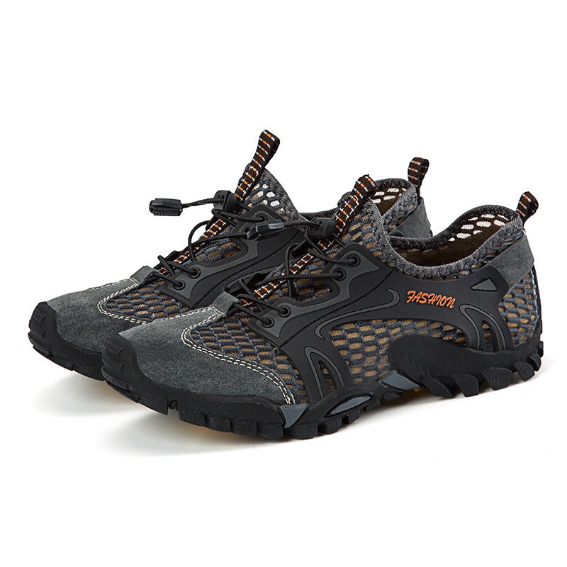 Sandals Men'S Shoes Summer Beach Casual Tracing Shoes Outdoor Breathable Mountaineering Shoes Trendy Mesh Breathable Teenage Shoes - Image 1