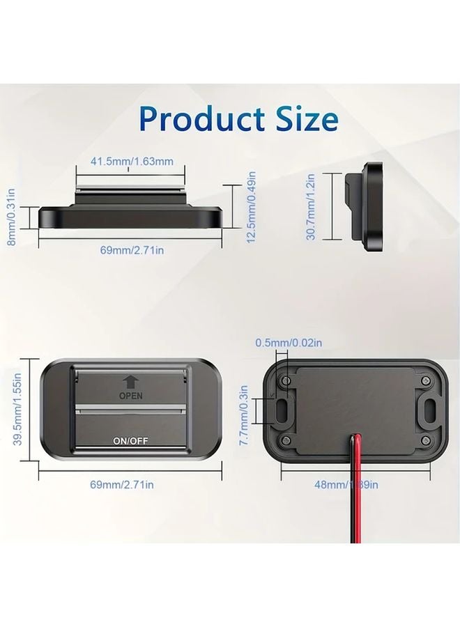 Dual USB QC3 0 PD3 0 Fast Car Charger With Red Light Two Packs For 12V 24V Vehicles - Image 3