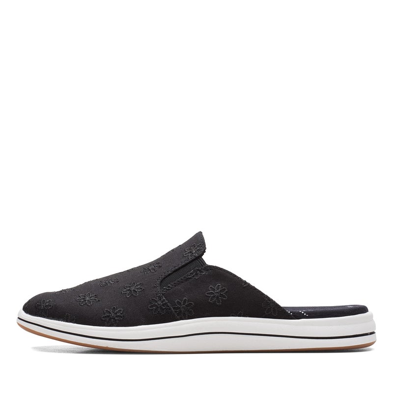 Clarks Breeze Shore Mule, Black Floral, 7 Narrow - Image 3