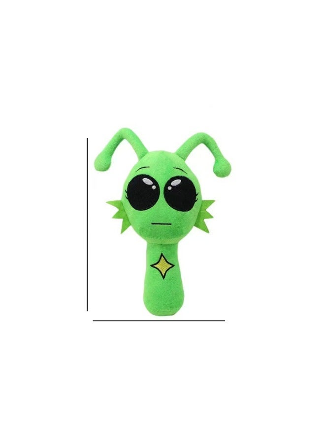 Sprunki Plush Rhythm Box Game Peripheral Plush Doll Doll-Color:Green Caterpillar-ready Stock 20cm 67g-Height:Vacuum Compression  - Image 1