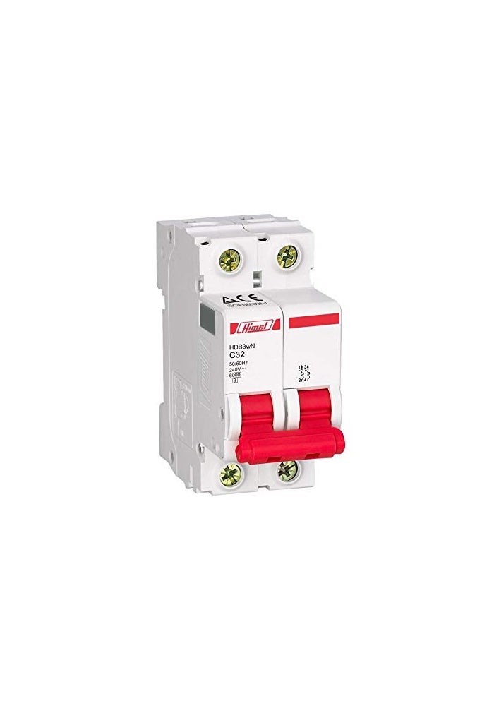 Himel Double Pole Miniature Circuit Breaker 32A