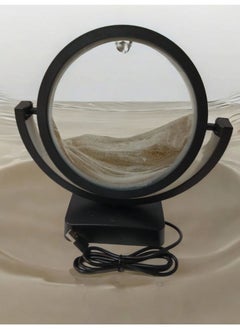 "Desert Daydream: Desert Oasis Sand Art Clock | Multi-Purpose Clock | Enchanting Decor | Quiet for Any Room | Innovative Clock for Office and Home