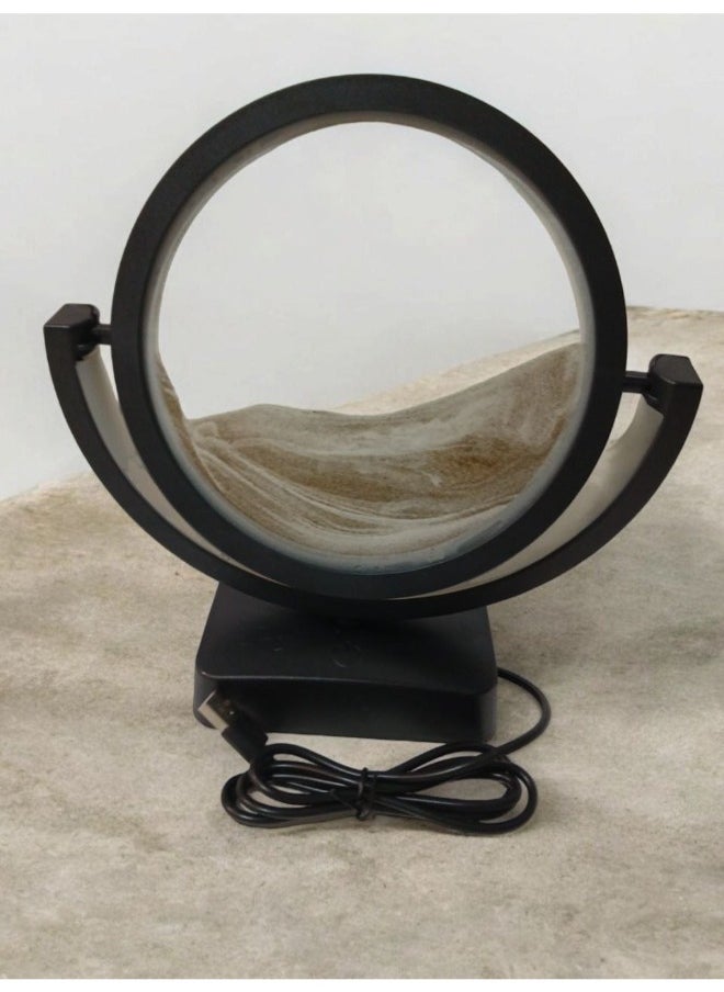 Generic - "Desert Daydream: Desert Oasis Sand Art Clock | Multi-Purpose Clock | Enchanting Decor | Quiet for Any Room | Innovative Clock for Office and Home - Image 1
