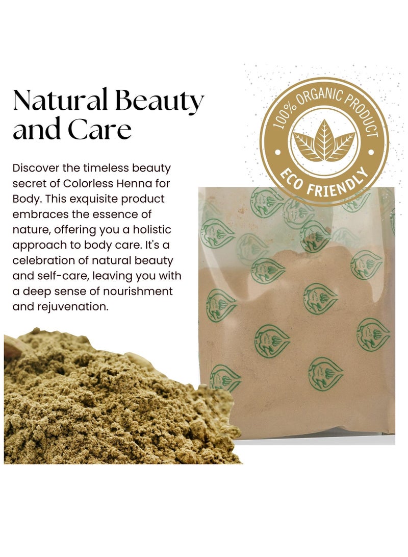 OGAILI Colorless Henna Mask  For Body - Natural Skin Conditioning - Anti-Inflammatory - Skin Brightening & Relaxation and Pampering - All Skin Type 100g  - Image 3