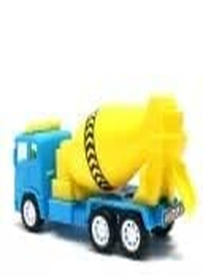 ROSEFAIR Construction Toys for Toddler Kids, Friction Powered Oil Tanker Truck Toy, Engineering Vehicles Cars, Sand Toys Trucks, Multicolour (Mixture-Cement-E05) - Image 3