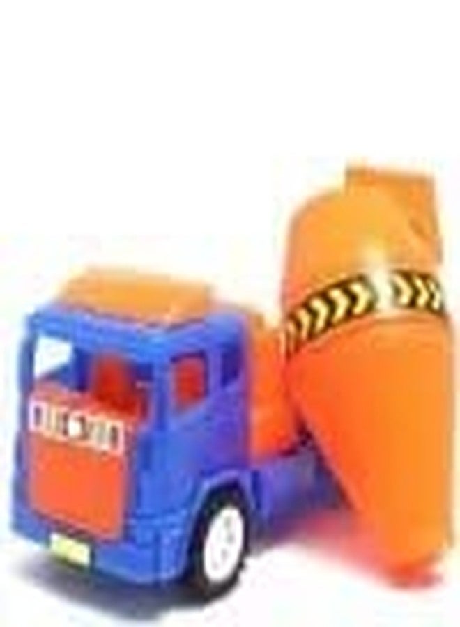 ROSEFAIR Construction Toys for Toddler Kids, Friction Powered Oil Tanker Truck Toy, Engineering Vehicles Cars, Sand Toys Trucks, Multicolour (Mixture-Cement-E05) - Image 4