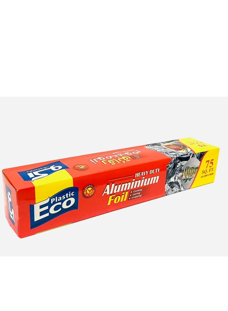 ECO Plastic 2pack of Aluminum(aluminium) Foil Silver 75sqft 23.22m × 30cm  - Image 4
