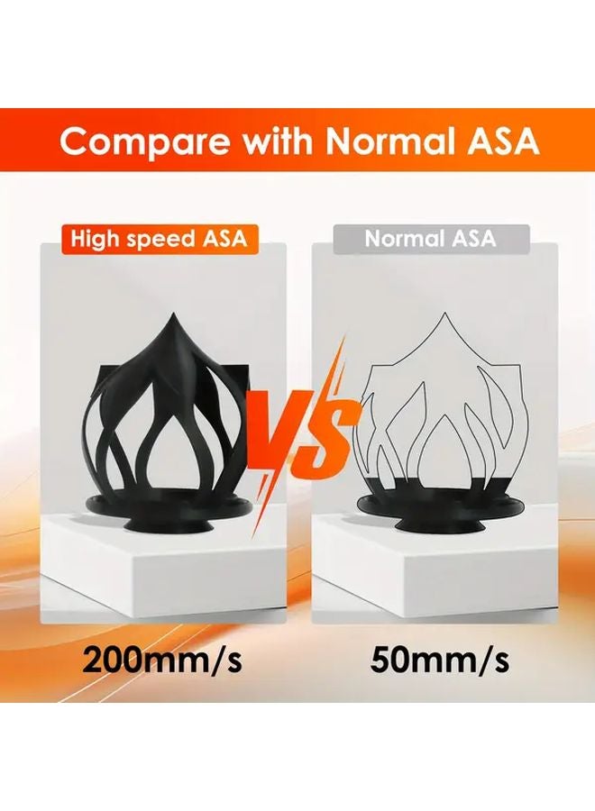Eryone Black 1kg ASA Hyper Speed 3D Printer Filament 1 75mm High Speed Printing - Image 3