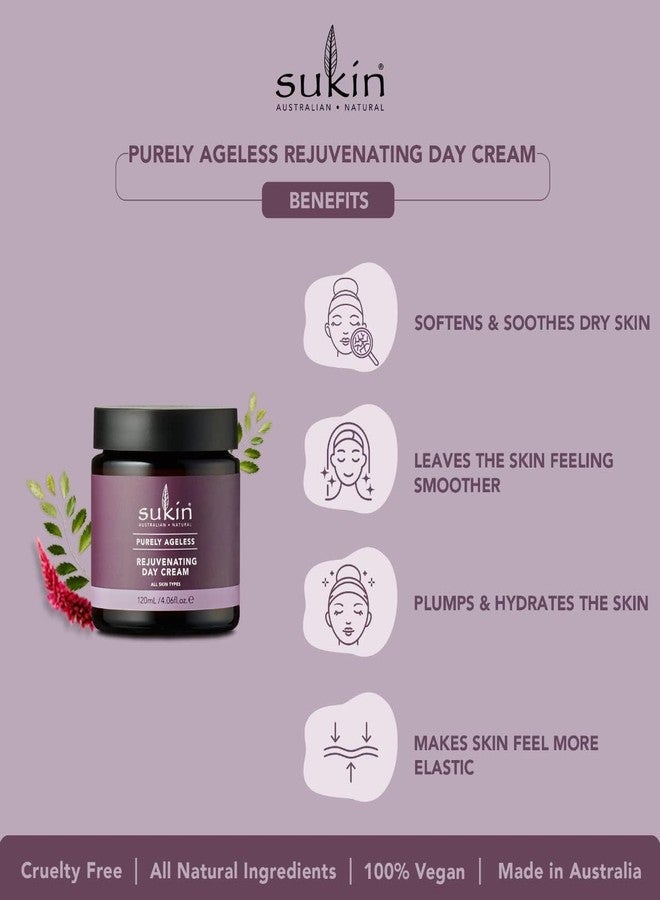 sukin Purely Ageless Rejuvenating Day Cream for Women - 4.06 oz Cream - Image 5