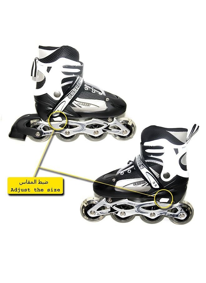 AGD - 4-Wheel Adjustable Rollerskate With Led Flash Lights - Image 1