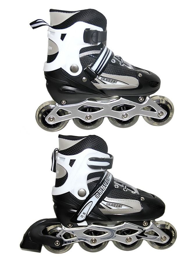 AGD - 4-Wheel Adjustable Rollerskate With Led Flash Lights - Image 1