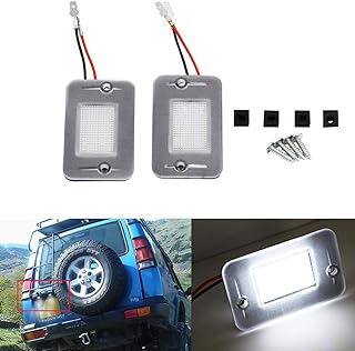 Mingrui test 2pcs For Land Rover Discovery 1994-2004 1 2 Pair LED License Plate Lamp High Power White Color Tail Light - Image 1