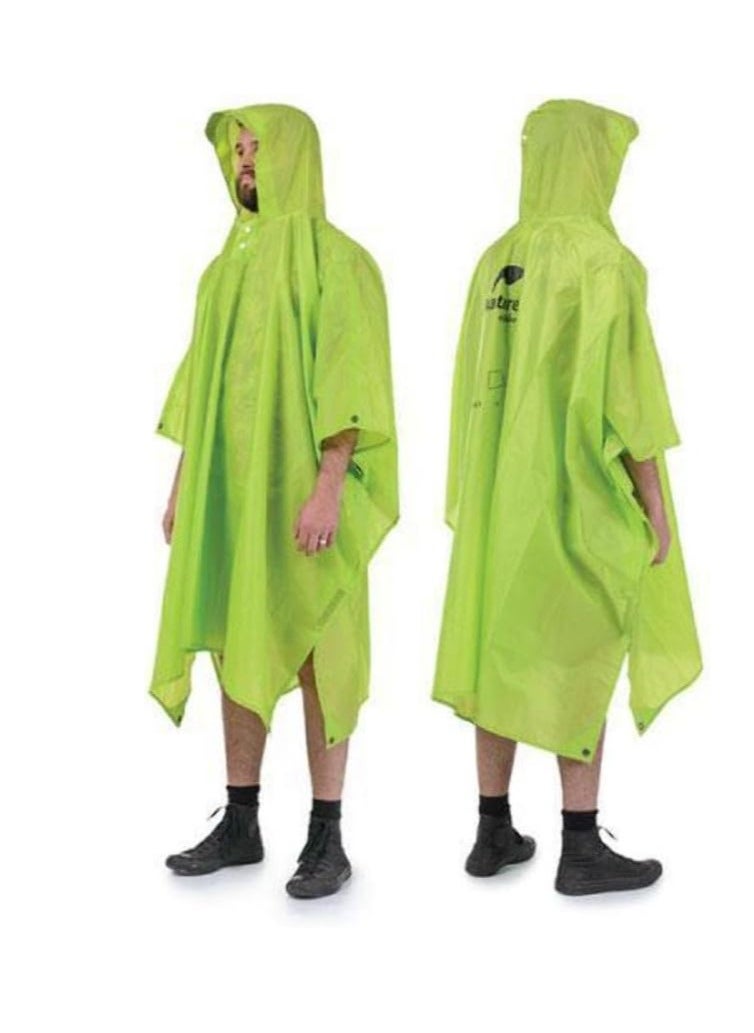 Naturehike Naturehike New 3-in-1 Poncho Orange (20D) - Lightweight Waterproof Outdoor Poncho for Hiking, Camping, and Travel  - Image 5