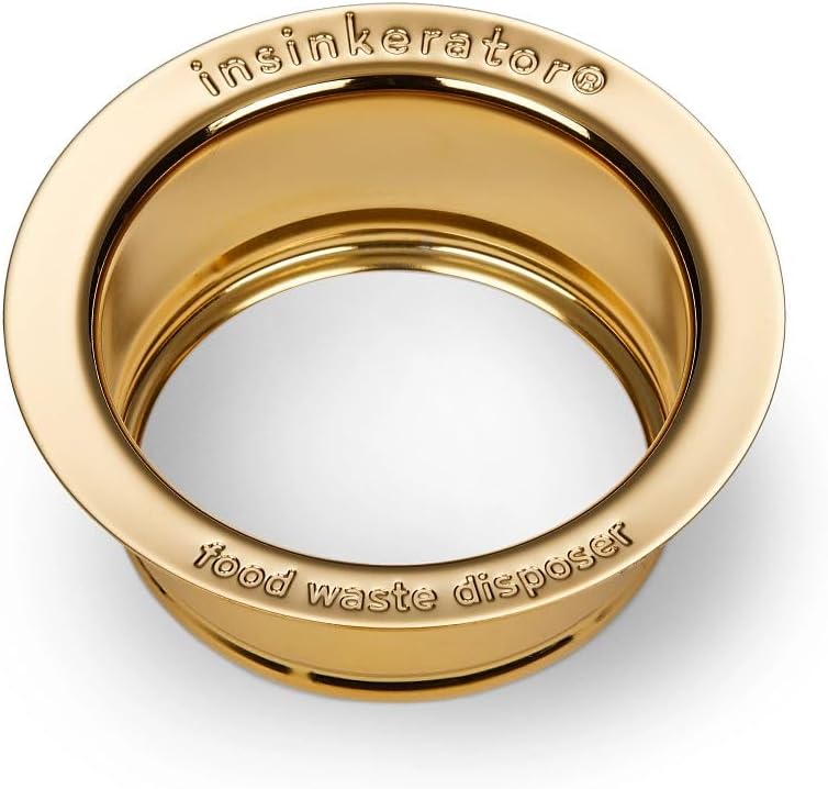 InSinkErator Sink Flange in French Gold Finish - Model FLG-FG - Image 1