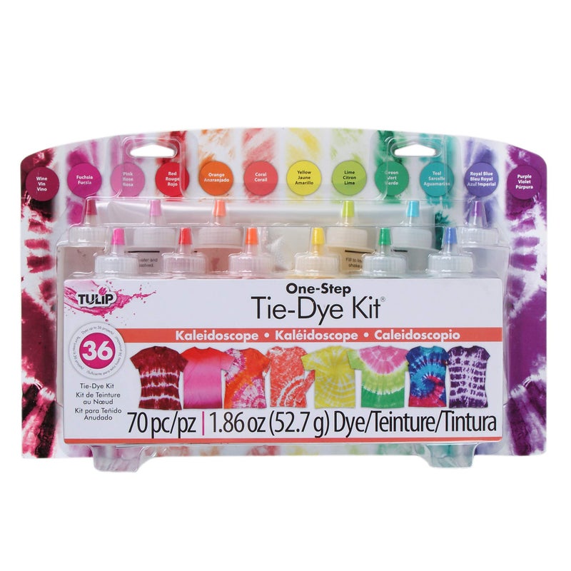 Tulip OneStep TieDye Kit Kaleidoscope 12 Colors Tie Dye