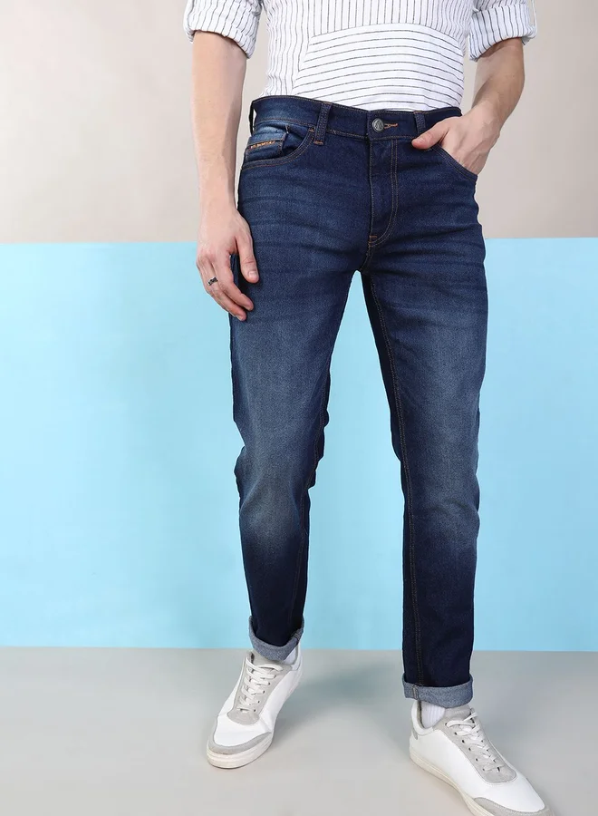 The Indian Garage Co Men Mid Rise Slim Fit Jeans