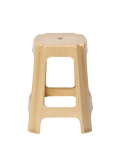 NILKAMAL Nilkamal STL06 Strong and Durable Plastic Seating Stool for Home | Bedroom | Bathroom | Kitchen | Living Room | Office | Adult | Kids | Children's & Garden Stool with high Load Capacity (Marble Beige)  - Image 4