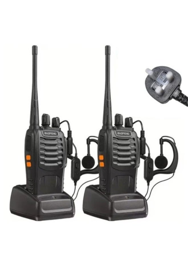 باوفينج (عبوة من قطعتين) جهاز لاسلكي محمول Baofeng BF-88S بنظام تناظري ومنفذ شحن Type-C - Image 1