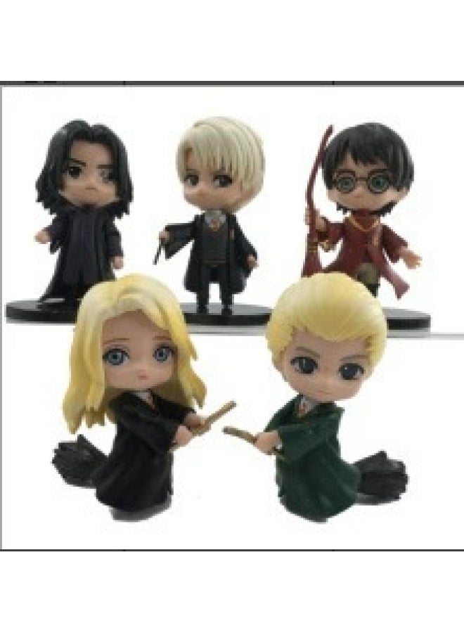 Magic Academy Series Car Doll Hermione Fred Blast Malfoy Harry Magic Hand Ornaments 