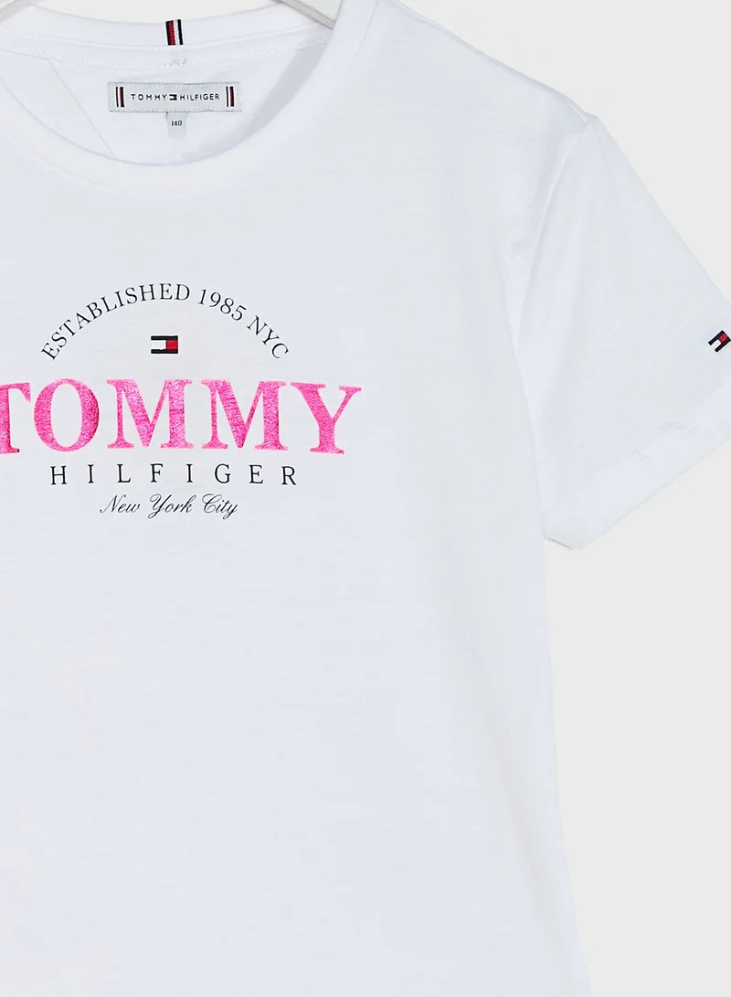TOMMY HILFIGER Youth Logo T-Shirt
