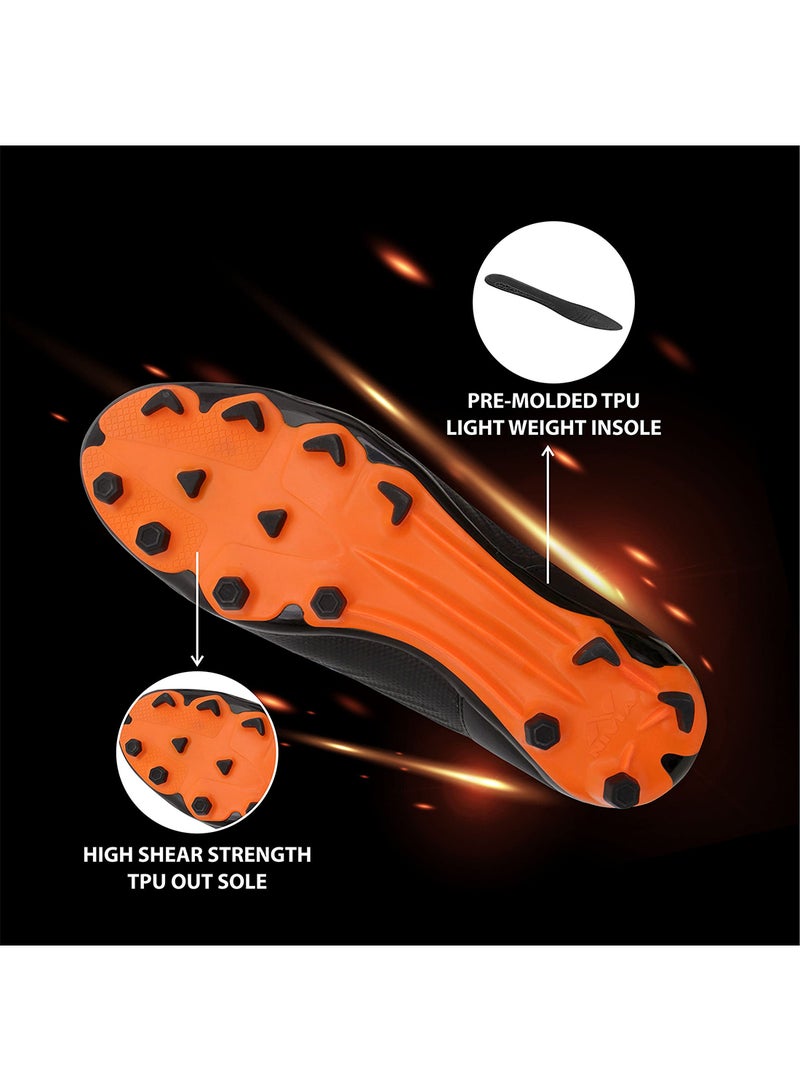 Nivia CRANE 2.0 FOOTBALL STUD | 11 UK/ 12 US / 45 EU | EVA Sockliner | TPU Embosed Film with PU | Pre-Molded TPU Light Weight Insole - Image 4