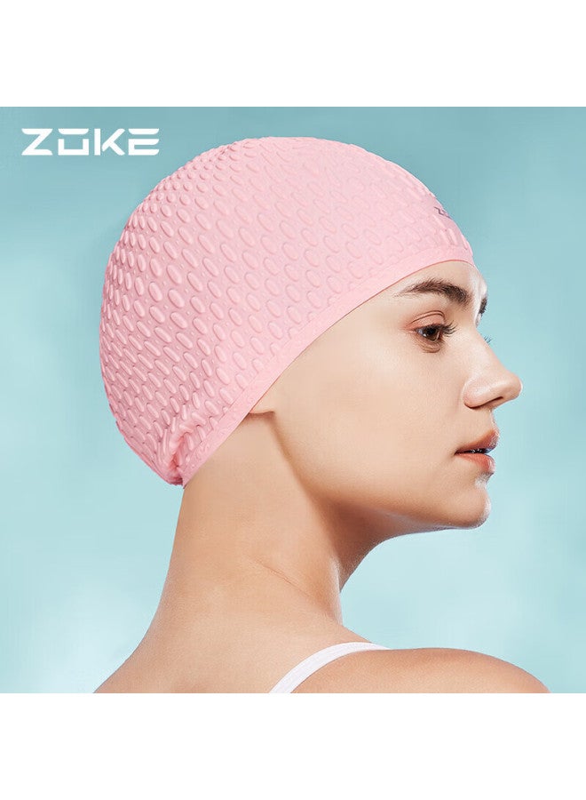 Zoke Silicone Swim Cap, Waterproof, Hair And Ear Protection, Water Drop Cap, Uni, Comfortable, Non-constricting, 619503201-8 - Image 2