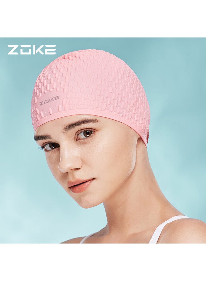 Zoke Silicone Swim Cap, Waterproof, Hair And Ear Protection, Water Drop Cap, Uni, Comfortable, Non-constricting, 619503201-8 - Image 1