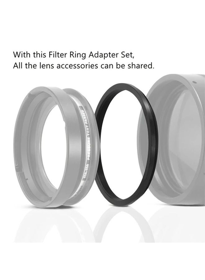 9PCS 82 To 37mm Camera Lens Filter Adapter Ring UV Polarized Starlight Close Up - Image 5