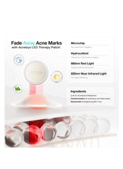JOVS Jovs AcneBye Smart Acne Patch & Acne Mark Patch – Blue & Red Light Therapy, Salicylic Acid, Centella Asiatica, Fast Acne Removal, Fades Acne Scars, Hydrocolloid, Clinically Tested  - Image 4