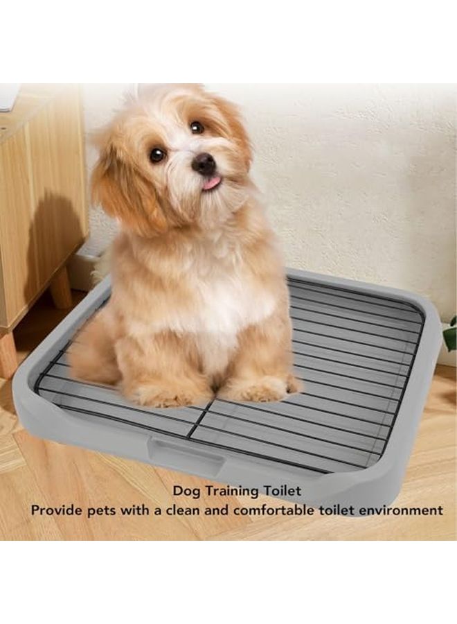 صينية صغيرة ومتوسطة الحجم للكلاب مع إطار شبكي قابل للإزالة وحامل سادة تدريب - Image 5