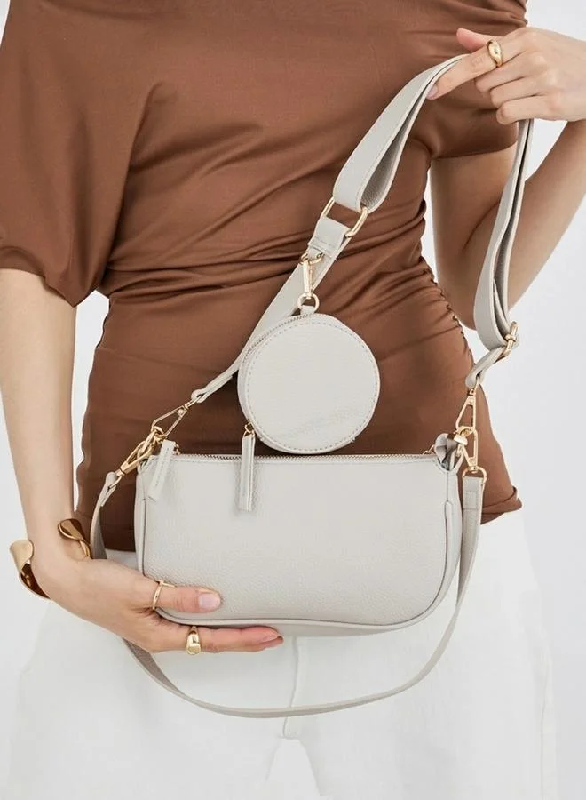ستايلي Styli Chain Drop Crossbody Bag