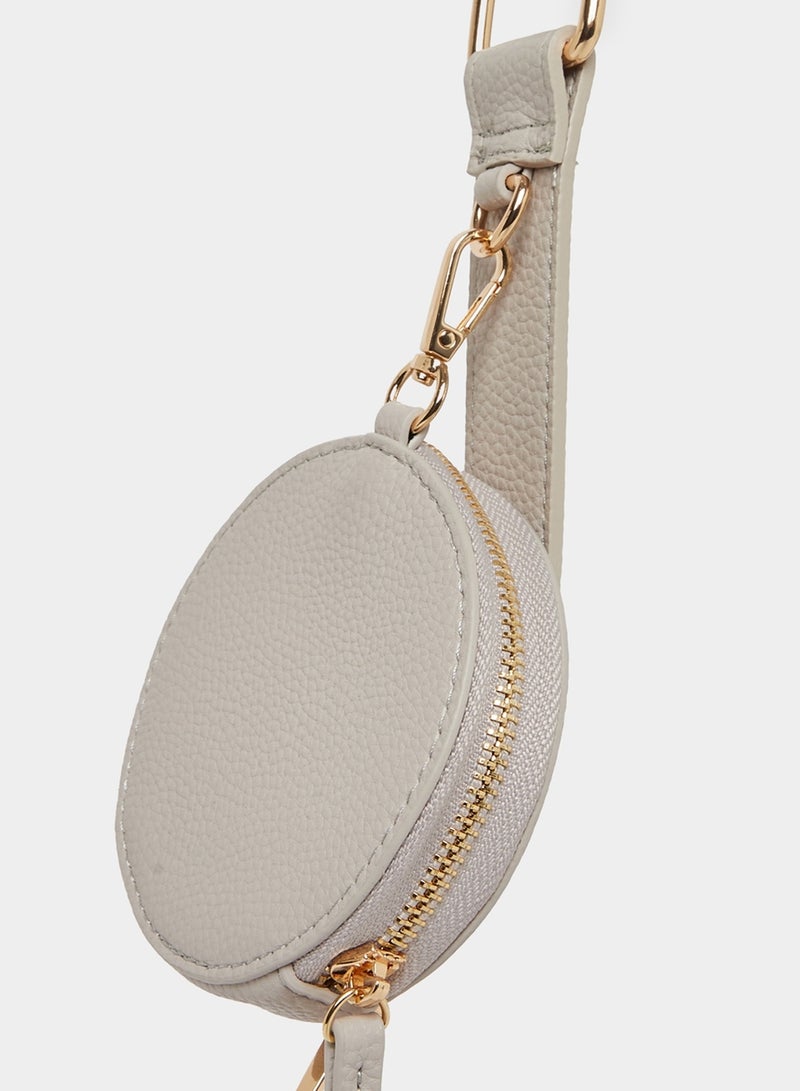 ستايلي حقيبة كروس بودي بسلسلة ستايلي متدلية - Image 4