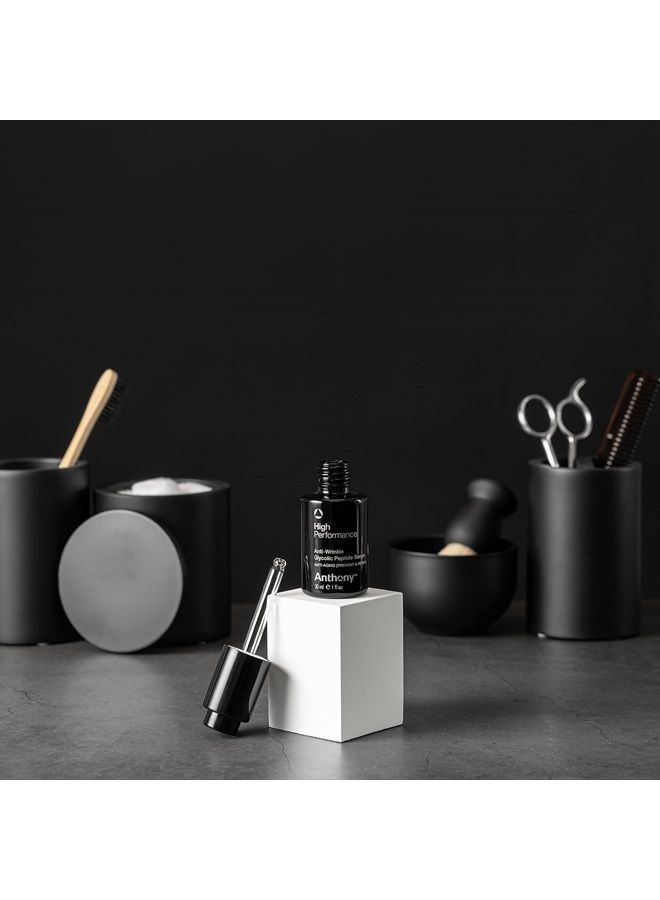 Anthony Anti-Wrinkle Glycolic Peptide Serum, 1 Fl Oz. Contains Glycolic Acid, Peptides, Biotin, Pullulan, and Algae Extract, Anti-Aging Lifting, Tightening, Repairing, and Hydrating To Your Skin - Image 1