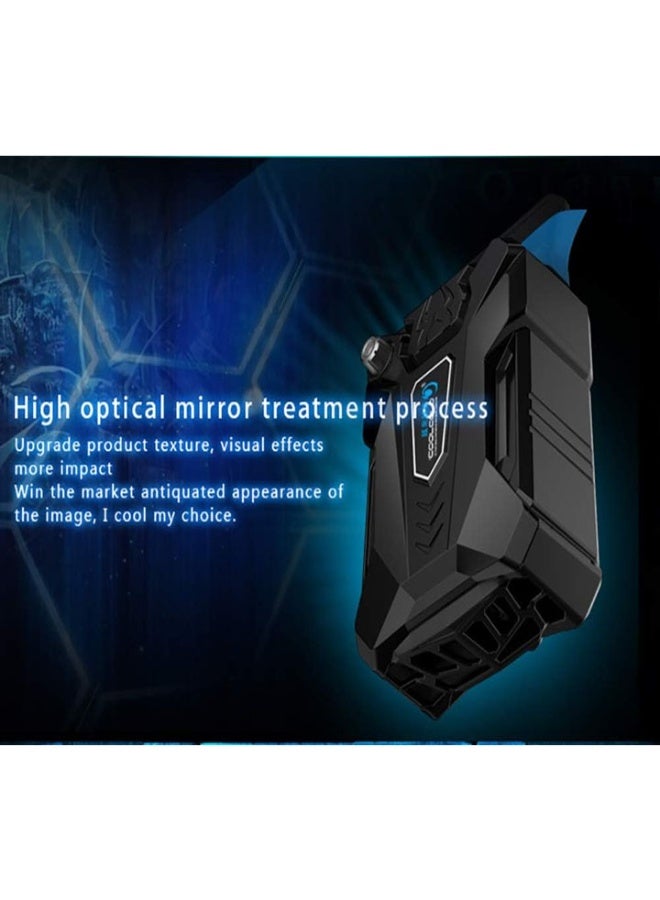 مروحة تبريد للكمبيوتر المحمول مزودة بسرعة قابلة للتعديل، ومروحة تبريد صامتة، وتصميم محمول لتخفيف الحرارة بشكل فعال، وتعمل بمنفذ Micro USB، وخفيفة الوزن. - Image 5