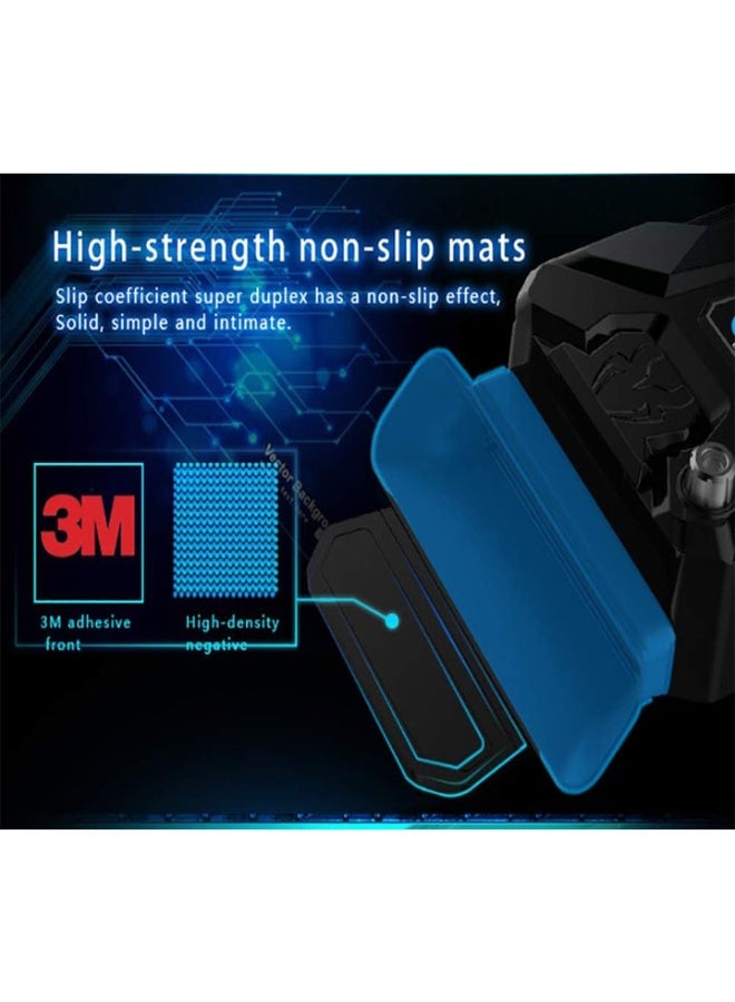 مروحة تبريد للكمبيوتر المحمول مزودة بسرعة قابلة للتعديل، ومروحة تبريد صامتة، وتصميم محمول لتخفيف الحرارة بشكل فعال، وتعمل بمنفذ Micro USB، وخفيفة الوزن. - Image 4