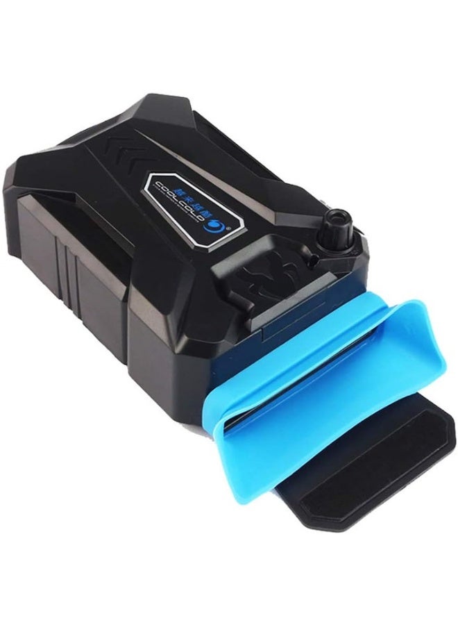 مروحة تبريد للكمبيوتر المحمول مزودة بسرعة قابلة للتعديل، ومروحة تبريد صامتة، وتصميم محمول لتخفيف الحرارة بشكل فعال، وتعمل بمنفذ Micro USB، وخفيفة الوزن. - Image 1