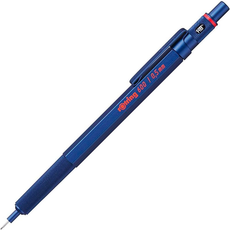 Rotring 600 Ballpoint Pen, Medium Point, Black Ink, Red Barrel, Refillable - Image 4