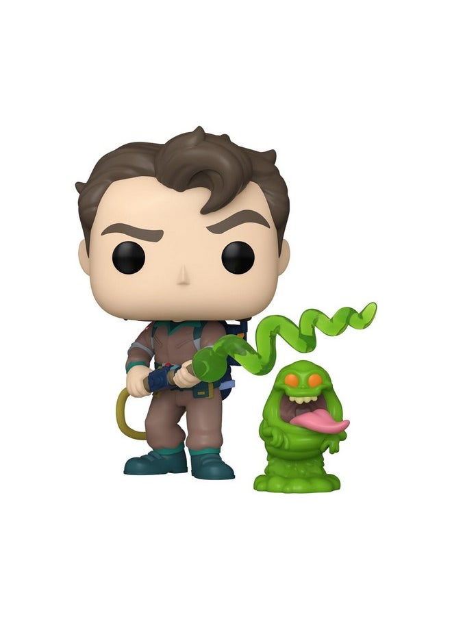 Funko Funko Pop&Buddy: The Real Ghostbustersb - Dr. Peter Venkman with Slimer - Collectable Vinyl Figure - Gift Idea - Official Merchandise - Toys for Kids & Adults - Comedy Fans  - Image 2